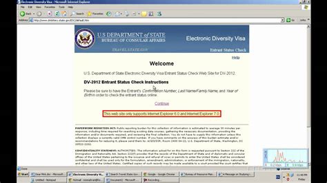 Electronic Diversity Visa .